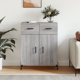 Aparador de madera de ingeniería gris Sonoma 69,5x34x90 cm de , Aparadores - Ref: Foro24-827994, Precio: 103,41 €, Descuento: %