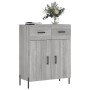 Aparador de madera de ingeniería gris Sonoma 69,5x34x90 cm de , Aparadores - Ref: Foro24-827994, Precio: 103,41 €, Descuento: %