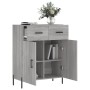 Aparador de madera de ingeniería gris Sonoma 69,5x34x90 cm de , Aparadores - Ref: Foro24-827994, Precio: 103,41 €, Descuento: %