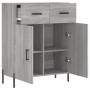 Aparador de madera de ingeniería gris Sonoma 69,5x34x90 cm de , Aparadores - Ref: Foro24-827994, Precio: 103,41 €, Descuento: %