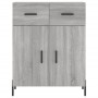 Aparador de madera de ingeniería gris Sonoma 69,5x34x90 cm de , Aparadores - Ref: Foro24-827994, Precio: 103,41 €, Descuento: %