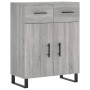 Aparador de madera de ingeniería gris Sonoma 69,5x34x90 cm de , Aparadores - Ref: Foro24-828010, Precio: 119,71 €, Descuento: %