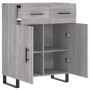 Aparador de madera de ingeniería gris Sonoma 69,5x34x90 cm de , Aparadores - Ref: Foro24-828010, Precio: 119,71 €, Descuento: %
