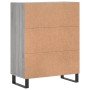 Aparador de madera de ingeniería gris Sonoma 69,5x34x90 cm de , Aparadores - Ref: Foro24-828010, Precio: 119,71 €, Descuento: %