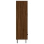 Aparador alto madera de ingeniería roble marrón 69,5x31x115 cm de , Aparadores - Ref: Foro24-828323, Precio: 98,13 €, Descuen...