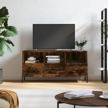 Mueble de TV madera de ingeniería roble ahumado 102x36x50 cm de , Muebles TV - Ref: Foro24-829049, Precio: 71,17 €, Descuento: %