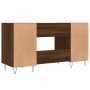 Escritorio madera de ingeniería roble marrón 140x50x75 cm de , Escritorios - Ref: Foro24-829547, Precio: 122,26 €, Descuento: %
