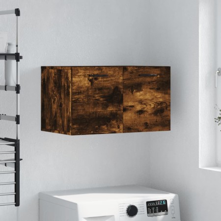 Armario de pared madera ingeniería roble ahumado 60x36,5x35 cm de , Taquillas y armarios de almacenamiento - Ref: Foro24-8300...