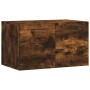 Armario de pared madera ingeniería roble ahumado 60x36,5x35 cm de , Taquillas y armarios de almacenamiento - Ref: Foro24-8300...