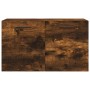 Armario de pared madera ingeniería roble ahumado 60x36,5x35 cm de , Taquillas y armarios de almacenamiento - Ref: Foro24-8300...