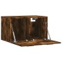 Armario de pared madera ingeniería roble ahumado 60x36,5x35 cm de , Taquillas y armarios de almacenamiento - Ref: Foro24-8300...