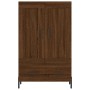 Aparador alto madera de ingeniería roble marrón 69,5x31x115 cm de , Aparadores - Ref: Foro24-830339, Precio: 71,33 €, Descuen...