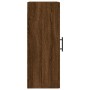 Armario de pared madera ingeniería marrón roble 34,5x34x90 cm de , Aparadores - Ref: Foro24-830531, Precio: 50,14 €, Descuent...