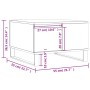Mesa de centro madera contrachapada gris Sonoma 55x55x36,5 cm de , Mesas de centro - Ref: Foro24-830770, Precio: 62,27 €, Des...