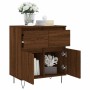 Aparador madera contrachapada marrón roble 60x35x70 cm de , Aparadores - Ref: Foro24-831123, Precio: 69,13 €, Descuento: %