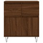 Aparador madera contrachapada marrón roble 60x35x70 cm de , Aparadores - Ref: Foro24-831123, Precio: 69,13 €, Descuento: %
