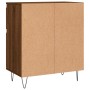 Aparador madera contrachapada marrón roble 60x35x70 cm de , Aparadores - Ref: Foro24-831123, Precio: 69,13 €, Descuento: %