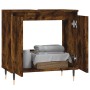 Armario de baño madera de ingeniería roble ahumado 58x33x60 cm de , Muebles de baño - Ref: Foro24-831577, Precio: 56,62 €, De...