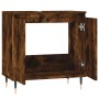 Armario de baño madera de ingeniería roble ahumado 58x33x60 cm de , Muebles de baño - Ref: Foro24-831577, Precio: 56,62 €, De...