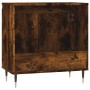 Armario de baño madera de ingeniería roble ahumado 58x33x60 cm de , Muebles de baño - Ref: Foro24-831577, Precio: 56,62 €, De...