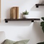 Estante de pared madera roble tratada marrón oscuro 60x20x4 cm de , Estantes y estanterías - Ref: Foro24-363762, Precio: 35,1...