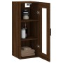 Armario de pared marrón roble 34,5x34x90 cm de , Aparadores - Ref: Foro24-828915, Precio: 53,22 €, Descuento: %