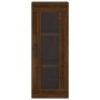 Armario de pared marrón roble 34,5x34x90 cm de , Aparadores - Ref: Foro24-828915, Precio: 53,22 €, Descuento: %