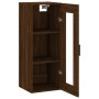 Armario de pared marrón roble 34,5x34x90 cm de , Aparadores - Ref: Foro24-828915, Precio: 53,22 €, Descuento: %