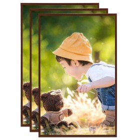 Marcos de fotos collage de mesa 3 uds bronce MDF 13x18 cm de , Marcos para fotos - Ref: Foro24-332199, Precio: 11,74 €, Descu...