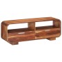 Mueble de TV madera maciza de acacia 110x30x40 cm de , Almacenamiento para CD y DVD - Ref: Foro24-351784, Precio: 223,40 €, D...