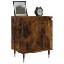 Mesita de noche madera de ingeniería roble ahumado 40x30x50 cm de , Mesitas de noche - Ref: Foro24-826822, Precio: 35,86 €, D...