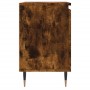 Mesita de noche madera de ingeniería roble ahumado 40x30x50 cm de , Mesitas de noche - Ref: Foro24-826822, Precio: 35,86 €, D...