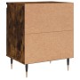 Mesita de noche madera de ingeniería roble ahumado 40x30x50 cm de , Mesitas de noche - Ref: Foro24-826822, Precio: 35,86 €, D...