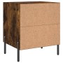 Mesita de noche madera ingeniería roble ahumado 40x35x47,5 cm de , Mesitas de noche - Ref: Foro24-827334, Precio: 53,05 €, De...