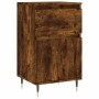 Aparador madera de ingeniería roble ahumado 40x35x70 cm de , Aparadores - Ref: Foro24-831142, Precio: 48,42 €, Descuento: %