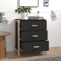 Aparador de madera contrachapada negro 62x38x70 cm de , Aparadores - Ref: Foro24-345673, Precio: 101,59 €, Descuento: %
