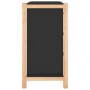 Aparador de madera contrachapada negro 62x38x70 cm de , Aparadores - Ref: Foro24-345673, Precio: 101,59 €, Descuento: %