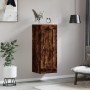 Armario de pared madera ingeniería roble ahumado 34,5x34x90 cm de , Aparadores - Ref: Foro24-830497, Precio: 50,44 €, Descuen...