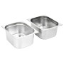 Bandejas Gastronorm 2 unidades GN 1/2 150 mm acero inoxidable de , Cubetas para mesas de vapor - Ref: Foro24-50889, Precio: 4...