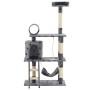 Rascador para gatos con poste de sisal 140 cm huellas gris de , Mobiliario para gatos - Ref: Foro24-170584, Precio: 96,22 €, ...