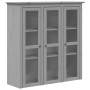 Armario con puertas de vidrio BODO madera maciza pino gris de , Aparadores - Ref: Foro24-355079, Precio: 276,69 €, Descuento: %