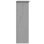 Armario con puertas de vidrio BODO madera maciza pino gris de , Aparadores - Ref: Foro24-355079, Precio: 276,69 €, Descuento: %