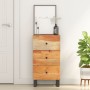 Aparador con 3 cajones madera maciza acacia 40x33,5x75 cm de , Aparadores - Ref: Foro24-352906, Precio: 127,36 €, Descuento: %
