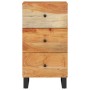 Aparador con 3 cajones madera maciza acacia 40x33,5x75 cm de , Aparadores - Ref: Foro24-352906, Precio: 127,36 €, Descuento: %