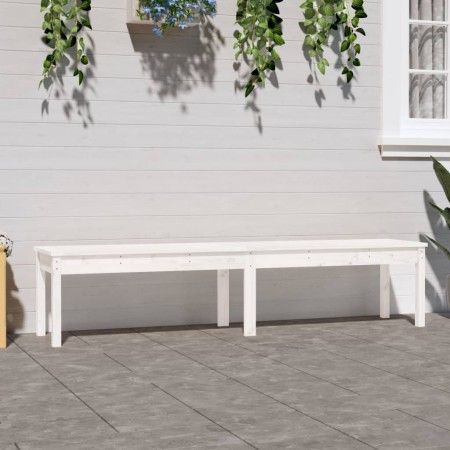 Banco de jardín de 2 plazas madera maciza pino 203,5x44x45 cm de vidaXL, Bancos de jardín - Ref: Foro24-824019, Precio: 106,0...