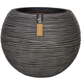 Capi Jarrón Nature Rib redondo gris antracita 40x32 cm KOFZ270 de , Maceteros y jardineras - Ref: Foro24-424221, Precio: 72,7...