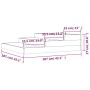 Jardinera de madera maciza de abeto douglas 107x107x27 cm de , Maceteros y jardineras - Ref: Foro24-823918, Precio: 69,09 €, ...