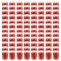Tarros de mermelada de vidrio tapa blanca y roja 96 uds 230 ml de , Tarros de miel - Ref: Foro24-50799, Precio: 129,19 €, Des...