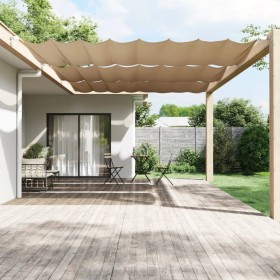 Toldo vertical tela oxford gris taupé 200x420 cm de , Sombrillas - Ref: Foro24-148425, Precio: 38,89 €, Descuento: %