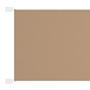 Toldo vertical tela oxford gris taupé 200x420 cm de , Sombrillas - Ref: Foro24-148425, Precio: 38,89 €, Descuento: %